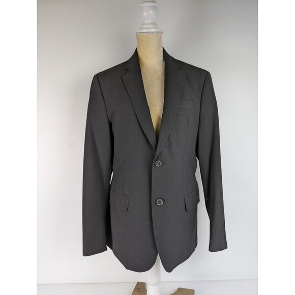 J. Ferrar Blazer Jacket Suit Mens Size 40R Black Suit Jacket Office Business